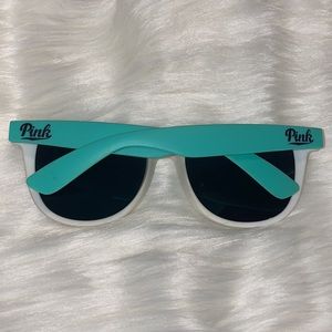PINK White and Mint Green Sunglasses